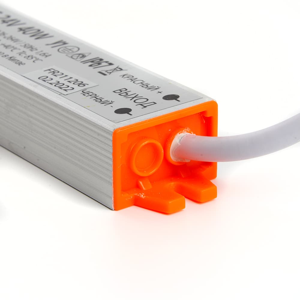 Трансформатор электронный для светодиодной ленты 40W 24V (драйвер), LB007 по цене 1&nbsp;066 ₽ купить в официальном магазине производителя с доставкой.