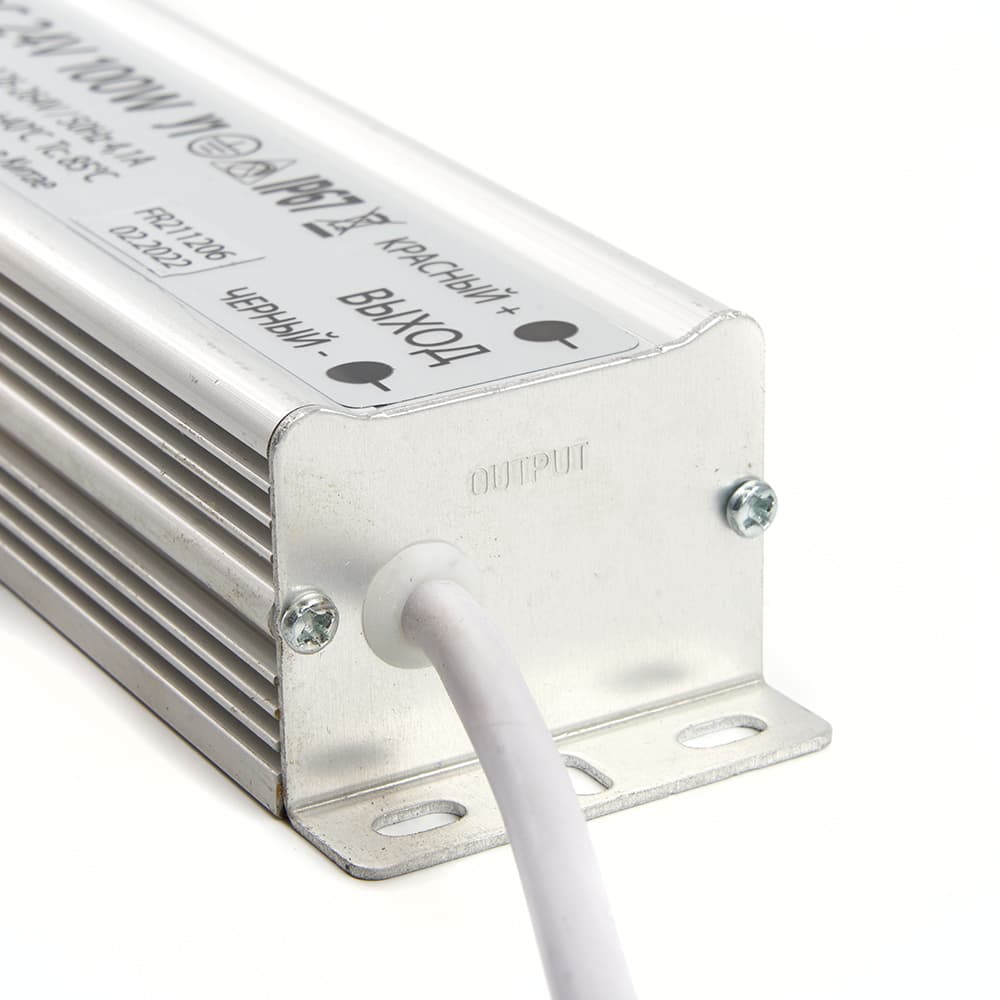 Трансформатор электронный для светодиодной ленты 100W 24V IP67 (драйвер), LB007 по цене 2&nbsp;940 ₽ купить в официальном магазине производителя с доставкой.
