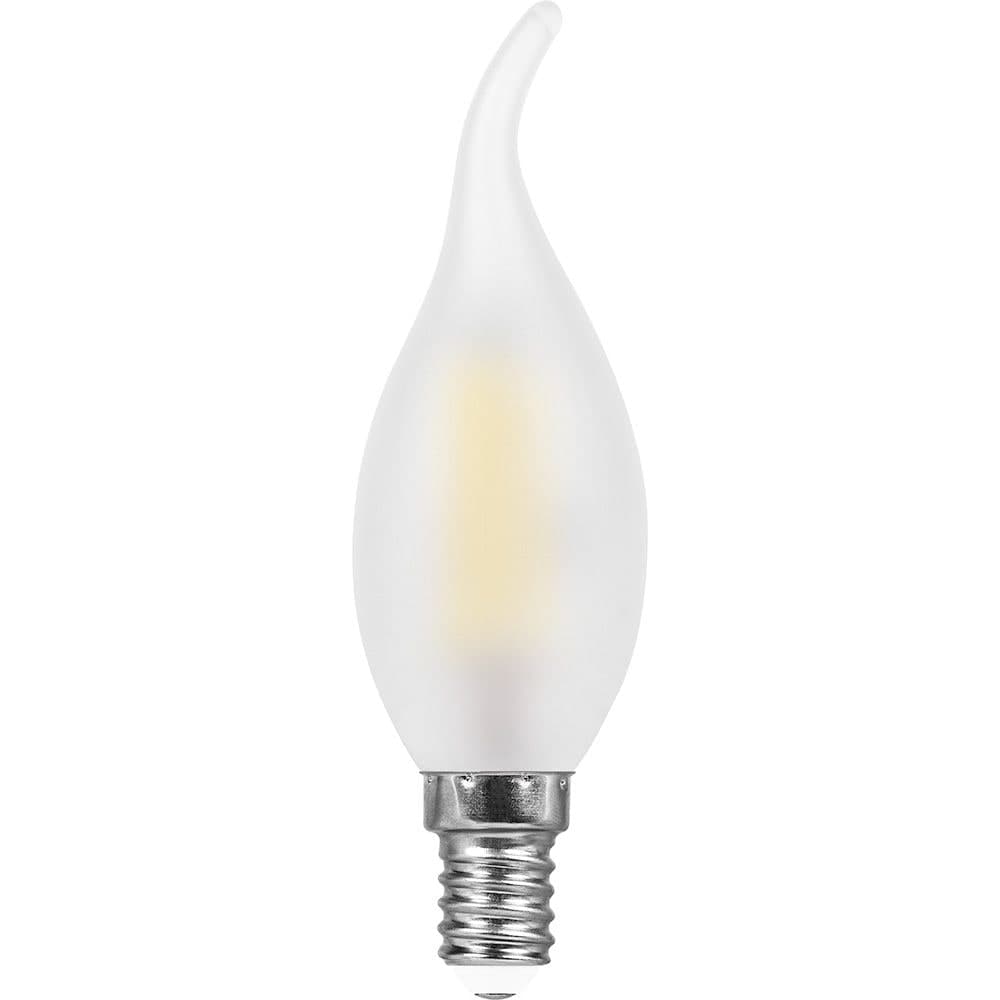 Лампа светодиодная Feron LB-74 Свеча на ветру E14 9W 230V 2700K