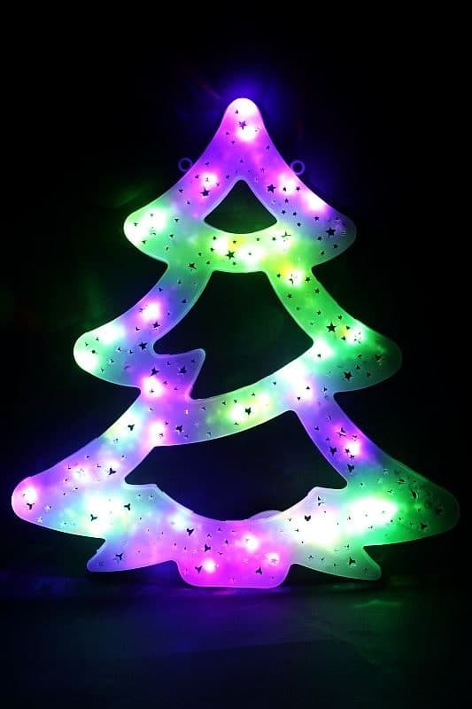 Елочка (40х27см) Sneha A-099 LED RD/GN, RD/BL