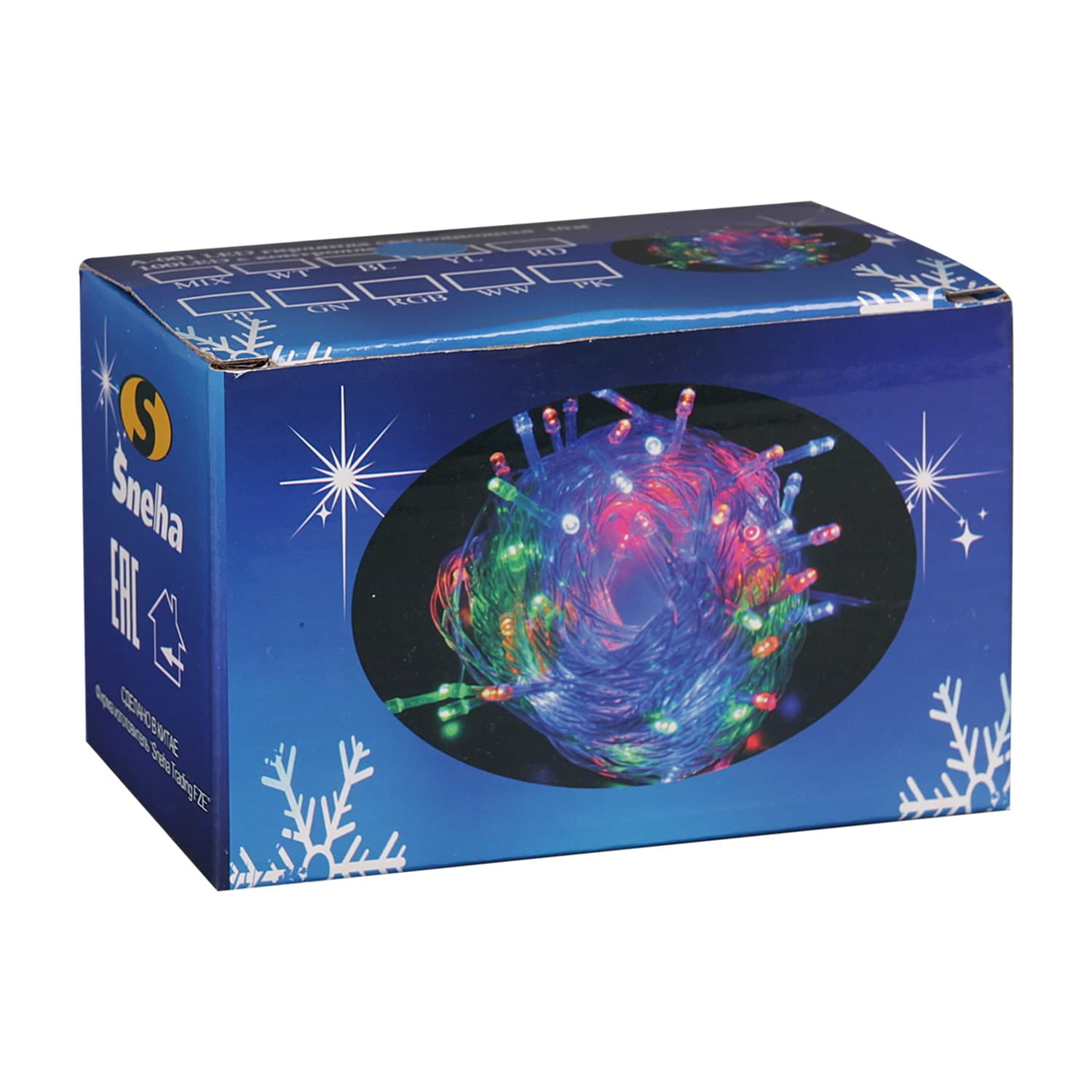 Гирлянда светодиодная 10м 100LED с контроллером Sneha A-001 LED BL