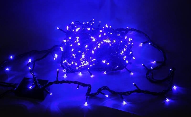 Гирлянда светодиодная 30м 300LED с контроллером влагозащищенная Sneha A-047 BL