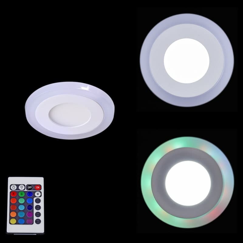 Панель светодиодная с ПДУ Reluce 50503-9.0-001TM LED3+3W WH/DL+RGB
