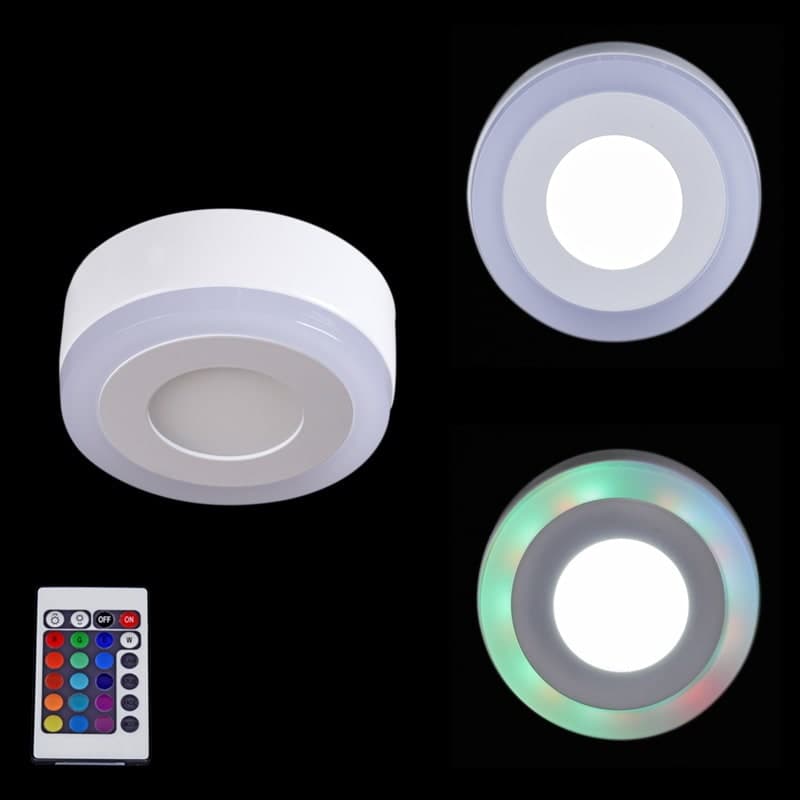 Панель светодиодная с ПДУ Reluce 60503-9.0-001TM LED3+3W WH/DL+RGB