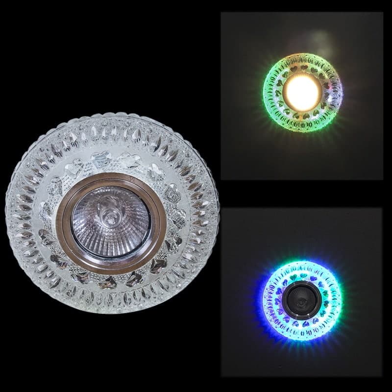 Светильник точечный Reluce 10499-9.0-001CNB MR16+LED3W CL/RGB