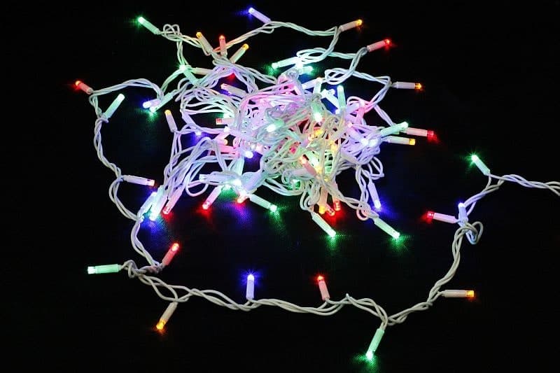 Гирлянда светодиодная 10м 100LED влагозащищен. морозостойкая Sneha A-026 MIX