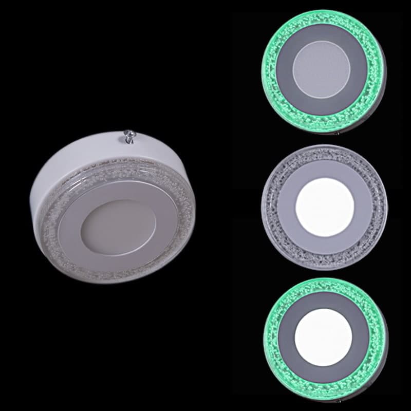 Панель светодиодная накладная Reluce 64033-9.5-001QPM LED3+3W GN