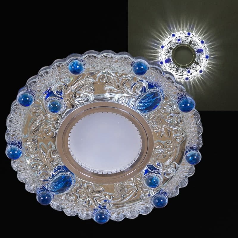 Светильник точечный Reluce 14339-9.0-001LD MR16+LED3W WT+BL