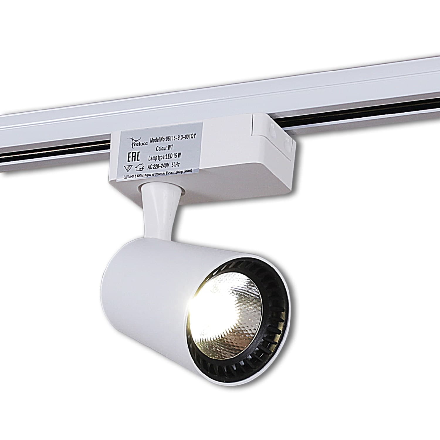 Светильник трековый Reluce 06115-9.3-001QY LED15W WT