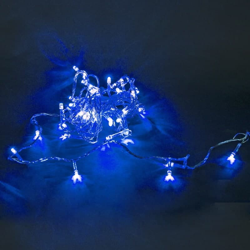 Гирлянда светодиодная 5м, прозрачный провод Sneha A-019 LED BL