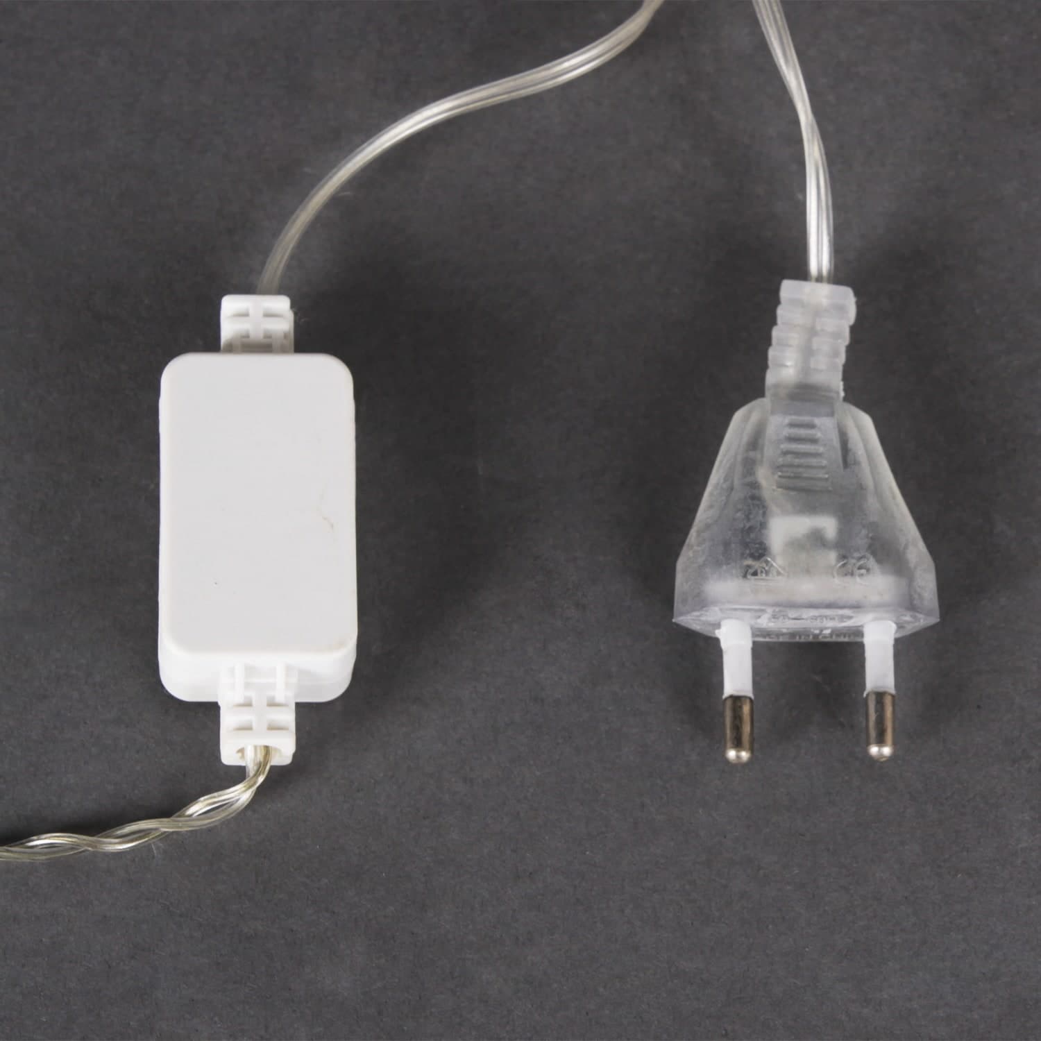 Гирлянда светодиодная 5м, прозрачный провод, 20 LED с насадками Sneha A-406