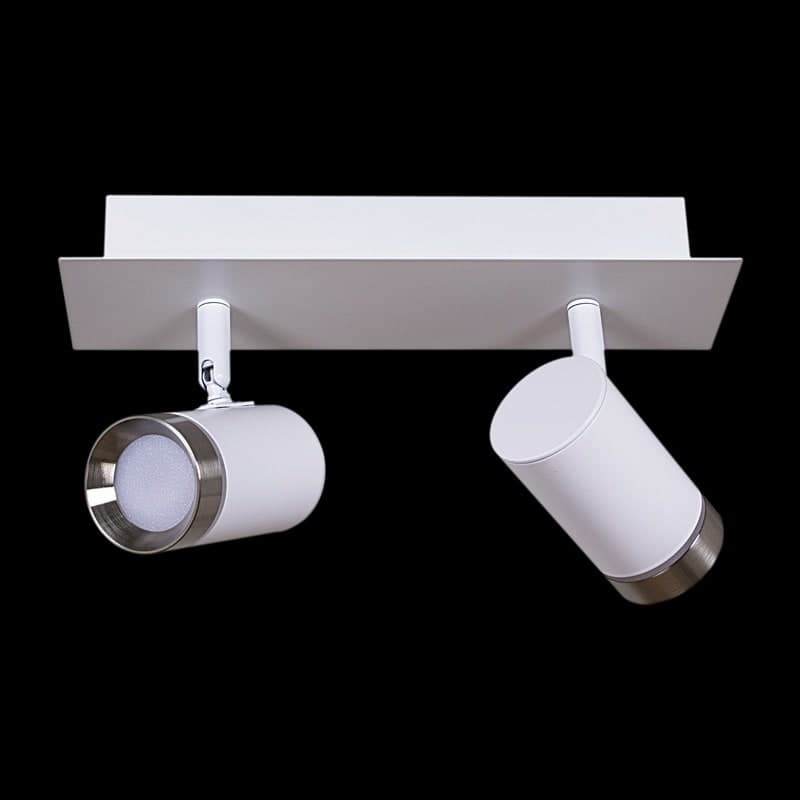 Светильник точечный поворотный Reluce 84281-9.5-002RT LED2*5W WT+SN