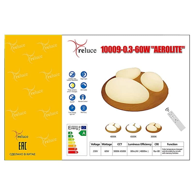 Светильник потолочный Reluce 10009-0.3-60W AEROLITE