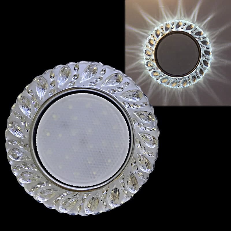 Светильник точечный Reluce 53412-9.0-001PL GX53+LED4W CL
