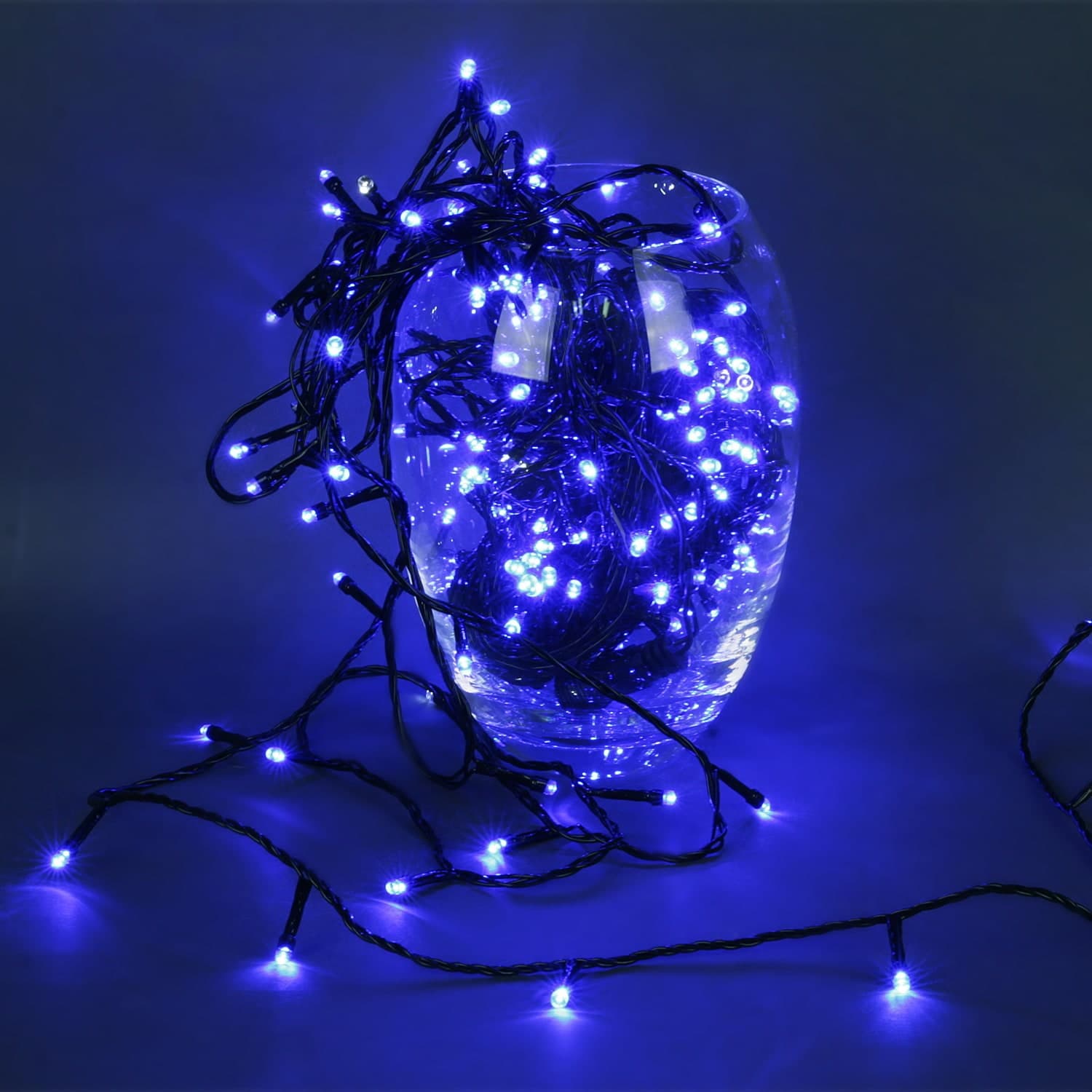 Гирлянда светодиодная 18м 200LED влагозащищенная Sneha A-244 BLUE/WITH FLASH