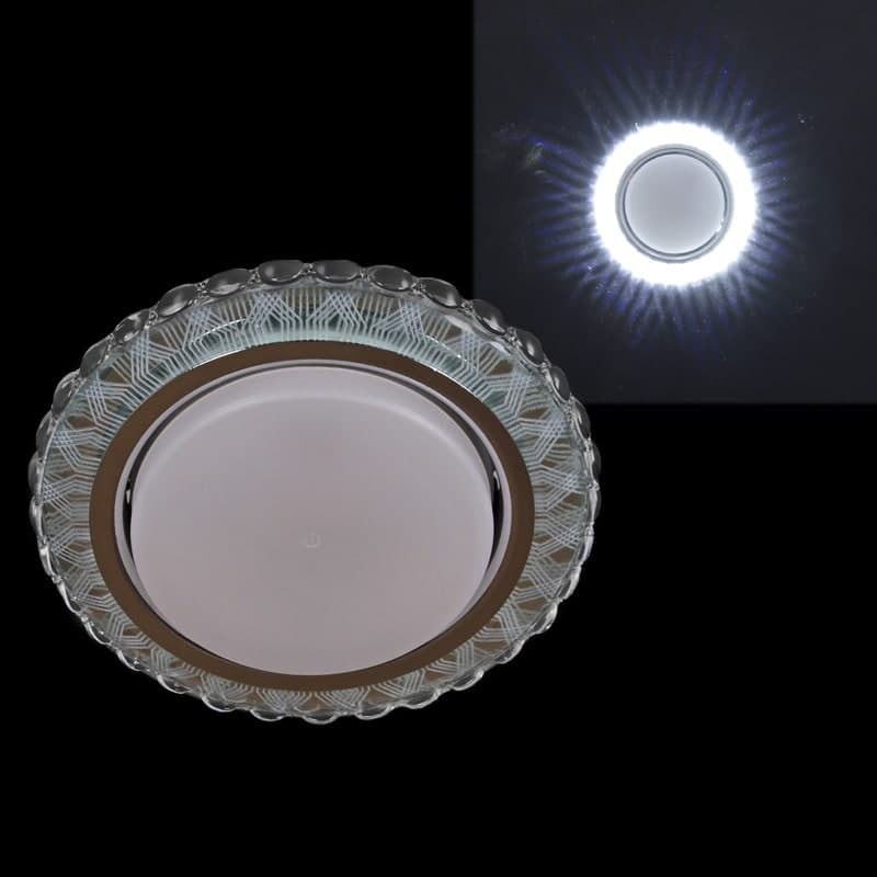 Светильник точечный Reluce 53207-9.0-001PT GX53+LED4W CL