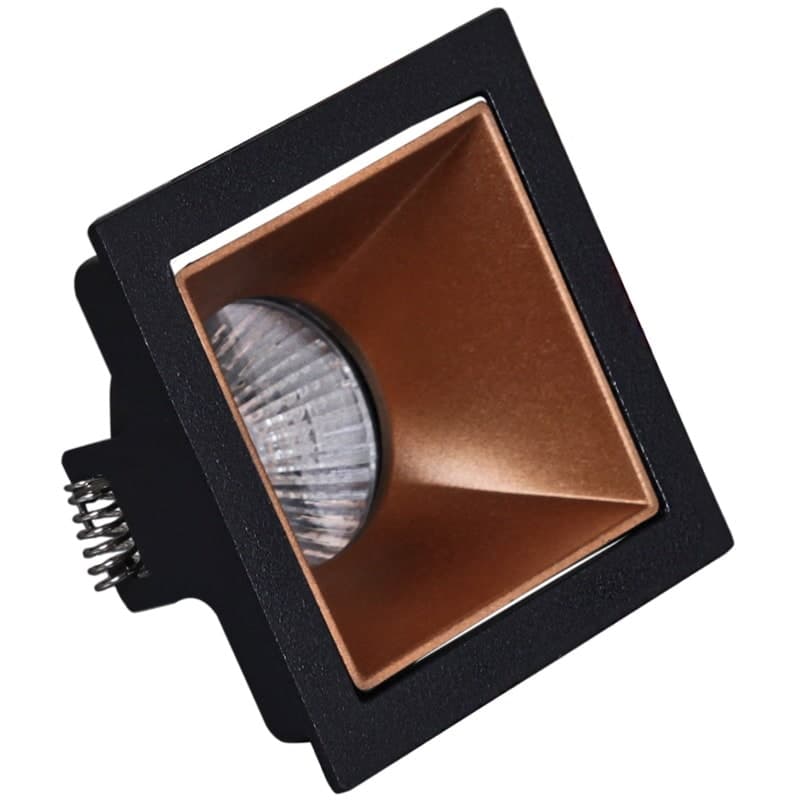 Светильник точечный Reluce 16086-9.0-001PT MR16 BK+ROSE GD