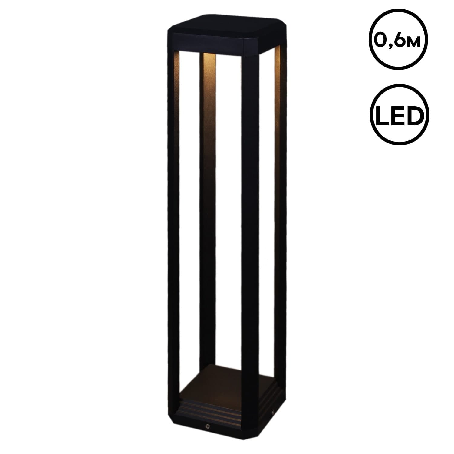 Фонарь Reluce 09971-0.7-001U 0,6M LED15W BK
