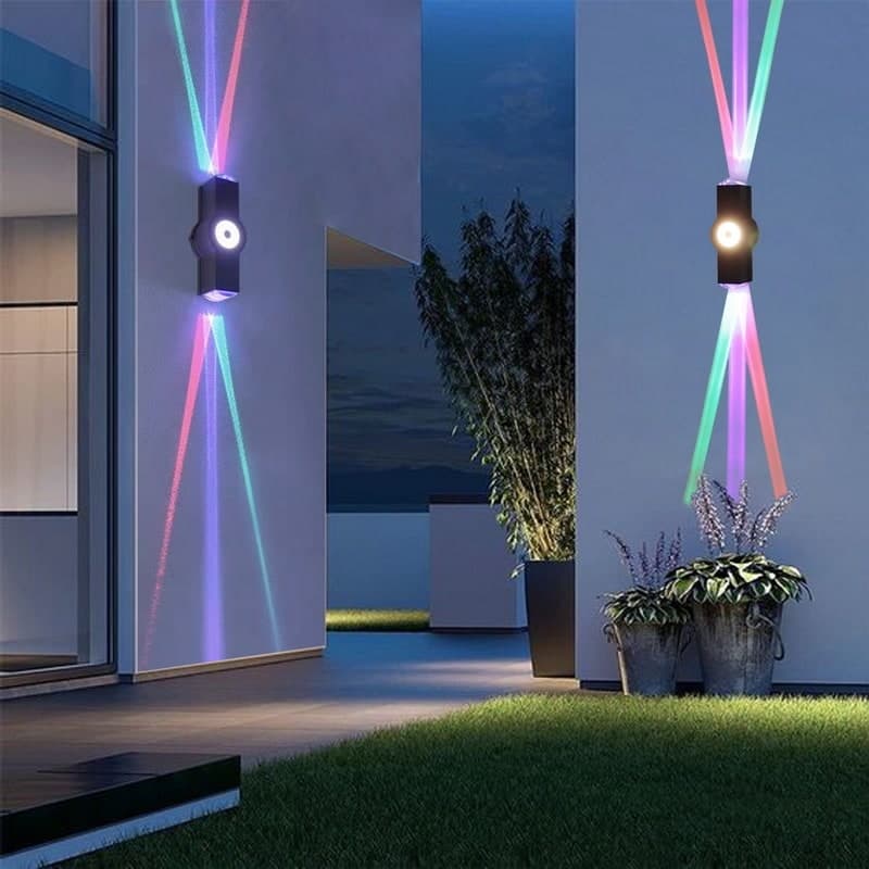Светильник настенный Reluce 08231-9.2-003U LED2W+2*3W RGB BK