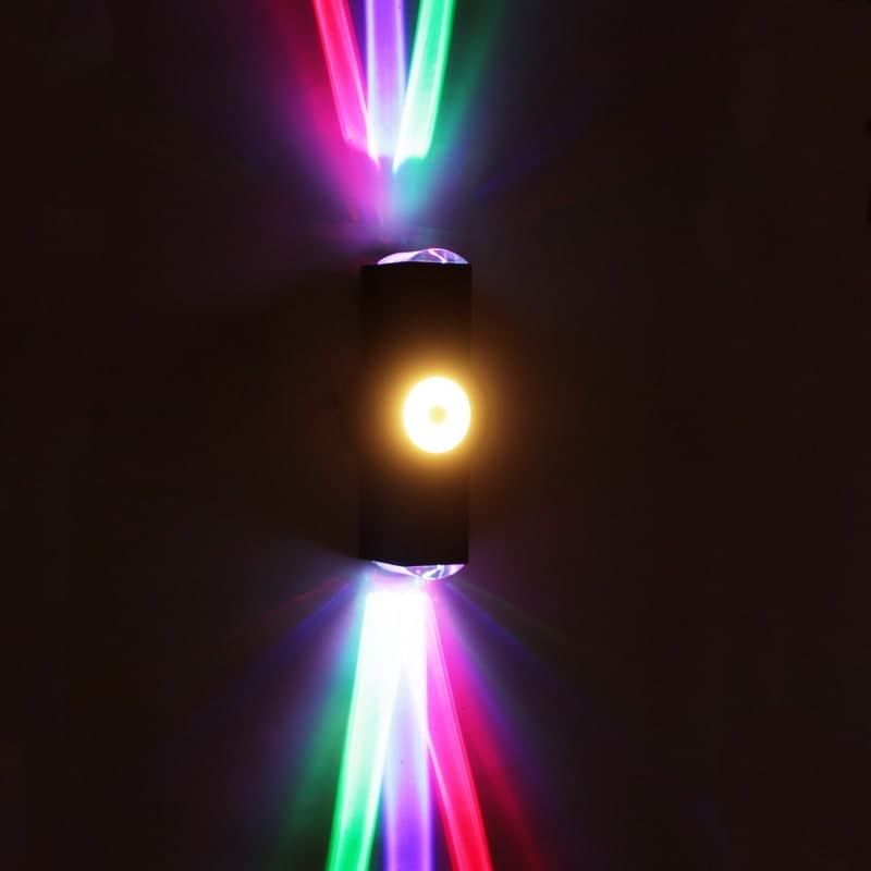 Светильник настенный Reluce 08231-9.2-003U LED2W+2*3W RGB BK