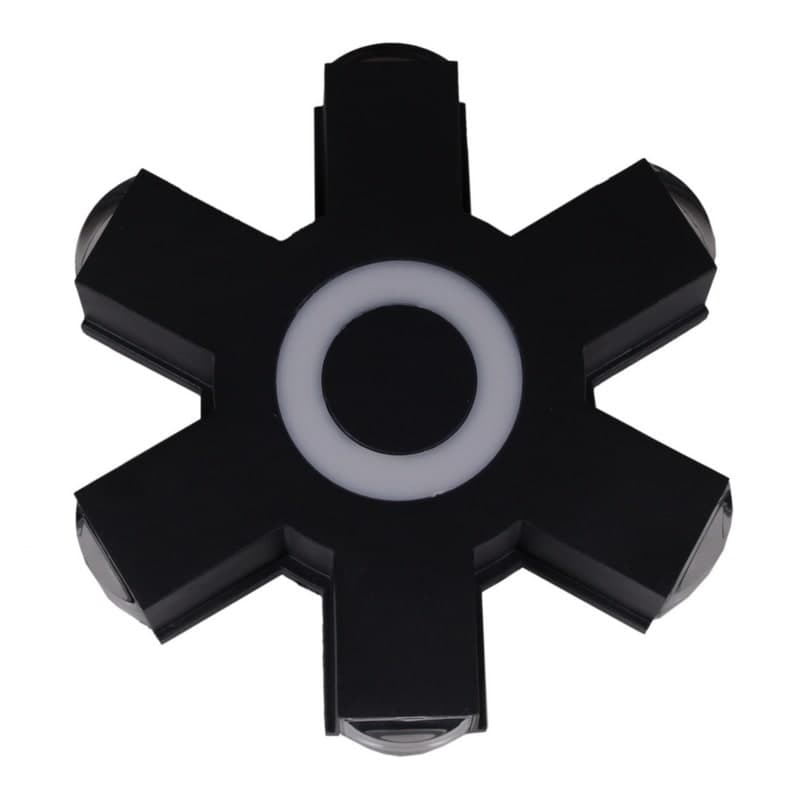 Светильник настенный Reluce 08231-9.2-007U LED4W+6*3W RGB BK