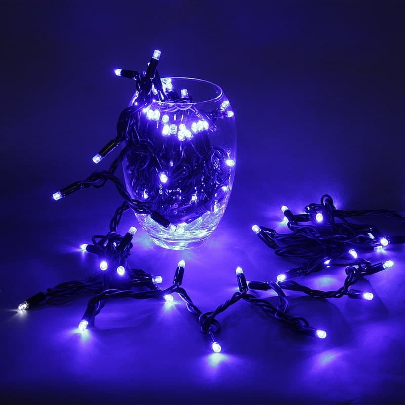 Гирлянда светодиодная 10м 100LED влагозащищен. морозостойкая Sneha A-026A BL/W FLASH