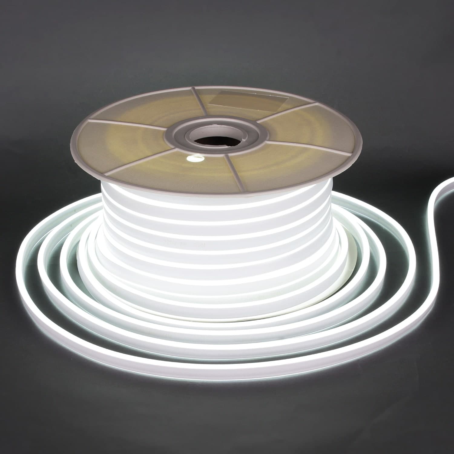 Двухсторонний гибкий свет Sneha A-522 W 7х15мм, 120LED/1м, 220V, 50м