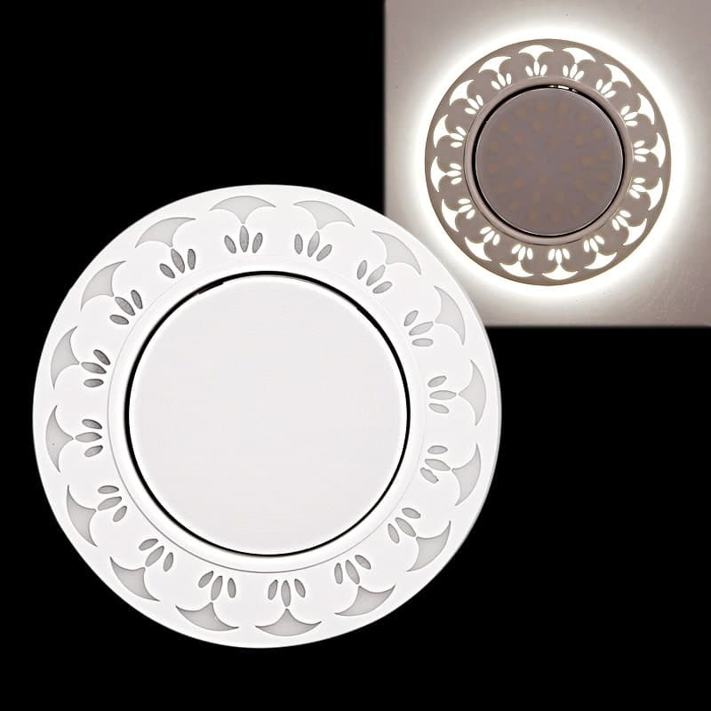 Светильник точечный Reluce 53428-9.0-001GP GX53+LED5W WT
