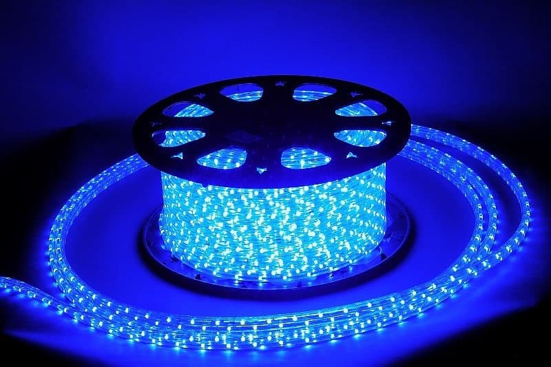 Дюралайт прямоугольный Sneha 10x14-3W-50M-220V-LED-U BL
