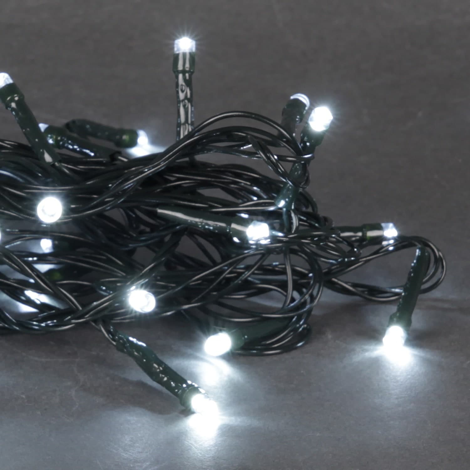 Гирлянда светодиодная 5м, 50LED, зеленый провод с контроллером Sneha A-971 W