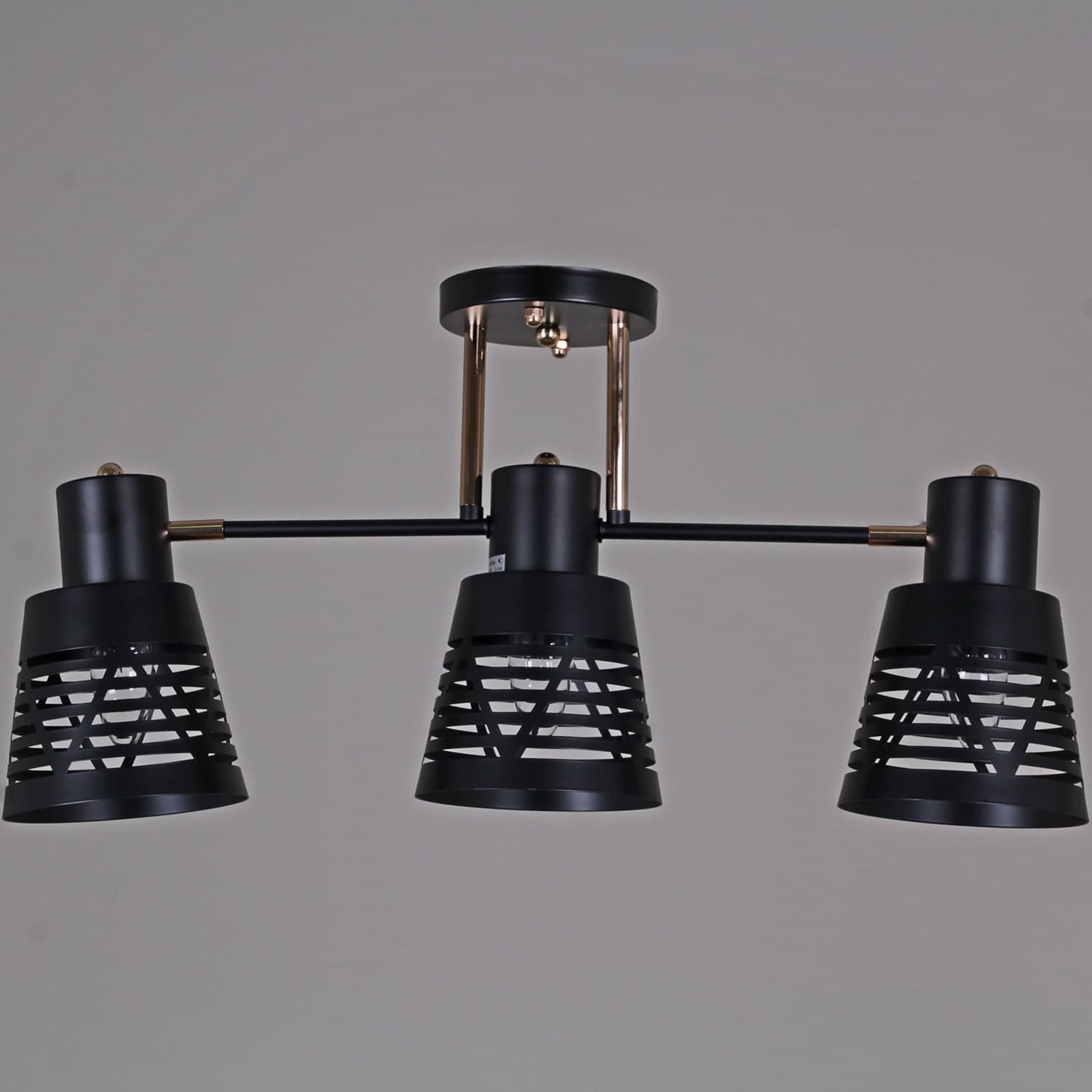 Светильник потолочный Reluce 06074-3.3-03 BK+FG