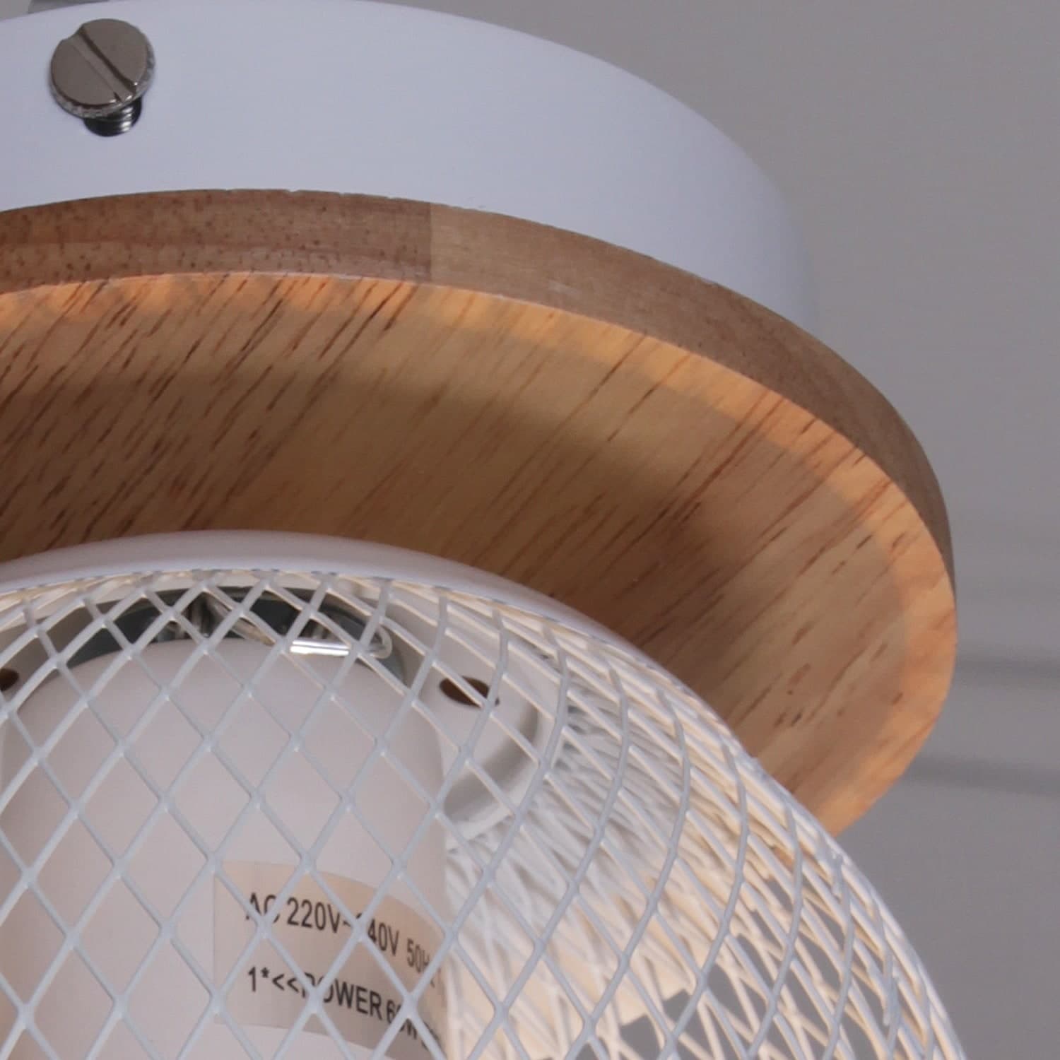 Светильник потолочный Reluce 01565-3.3-01 WH+WOOD