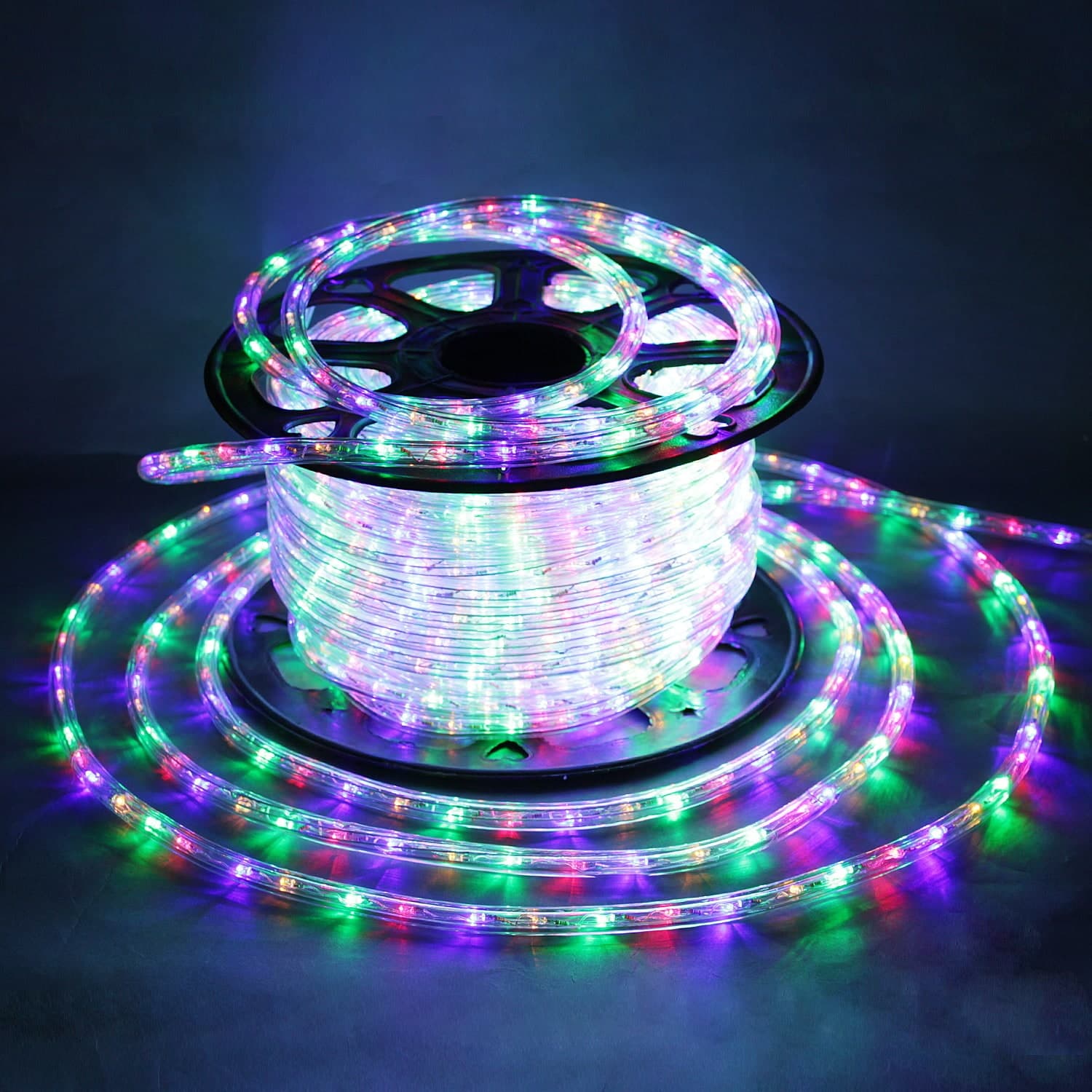 Дюралайт круглый Sneha 13-3W-50M-220V-LED-U CUT 1M MIX