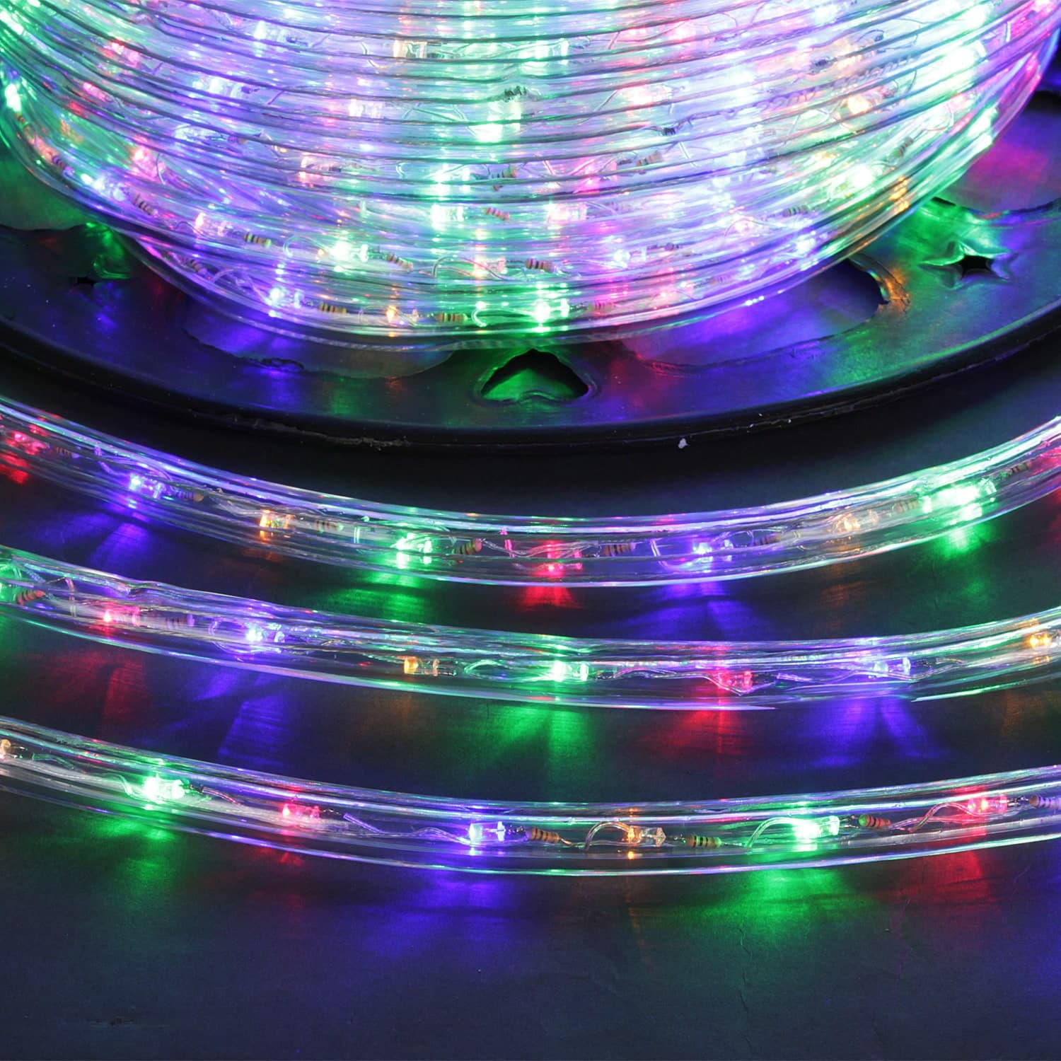 Дюралайт круглый Sneha 13-3W-50M-220V-LED-U CUT 1M MIX
