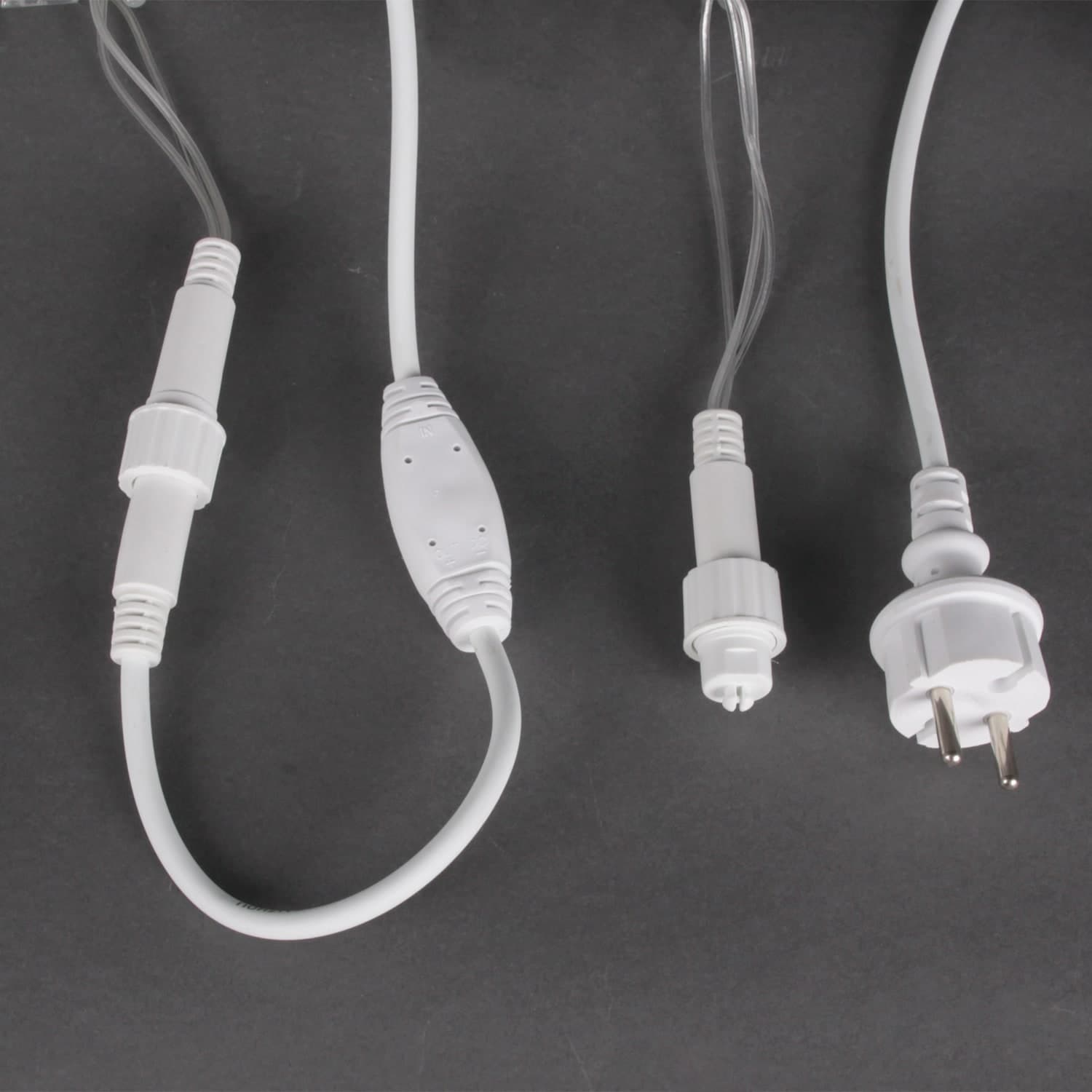 Гирлянда светодиодная, прозрачный провод, 30м, 300LED, влагозащищенная, IP65 Sneha A-047C WT
