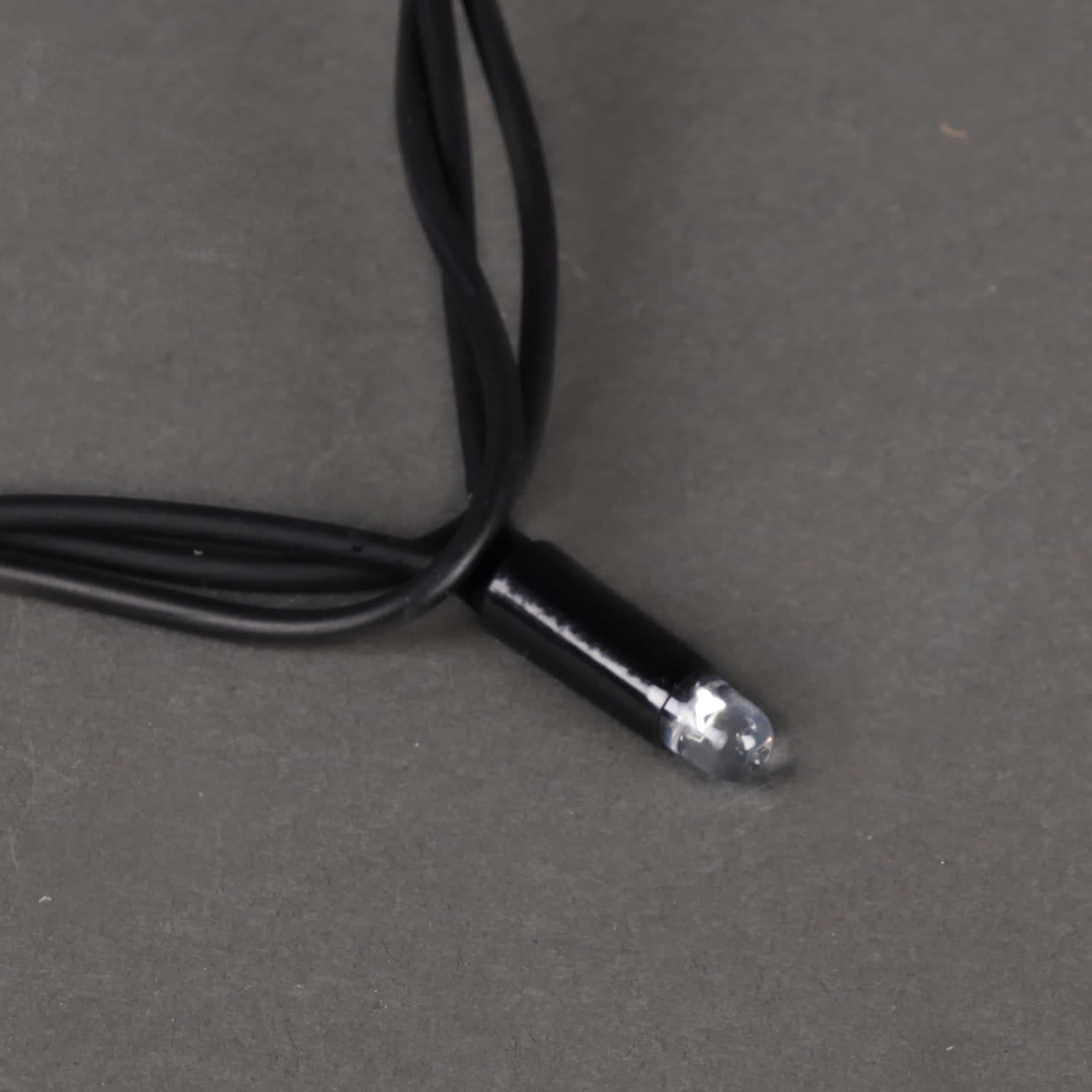 Гирлянда светодиодная, черный провод 10м, 100LED, 24V, морозоустойчивая, влагозащищенная Sneha A-504A W