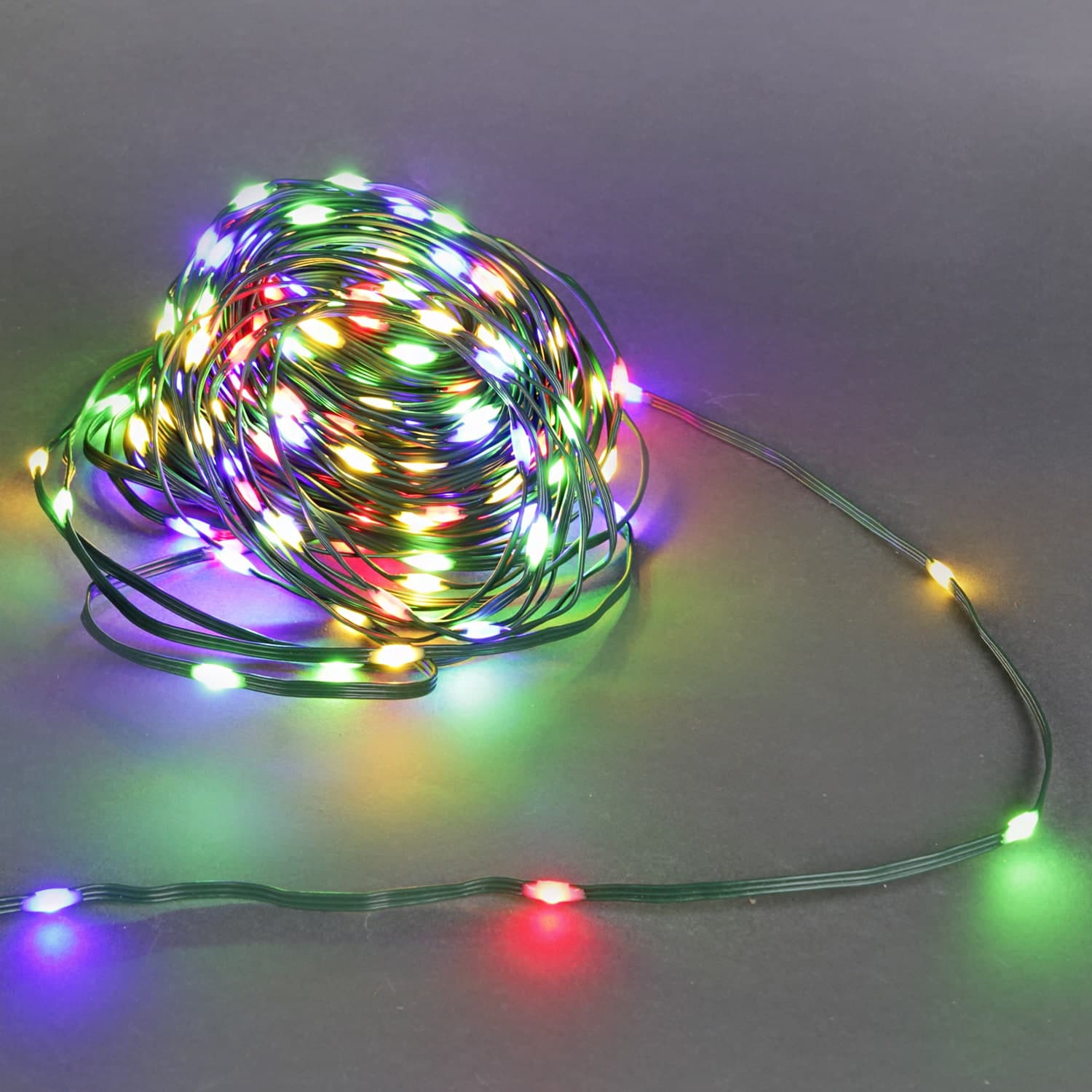 Гирлянда светодиодная, 30м, 300LED, "Капля", 220V, прозрачный шлейф, с контроллером Sneha A-509A MIX