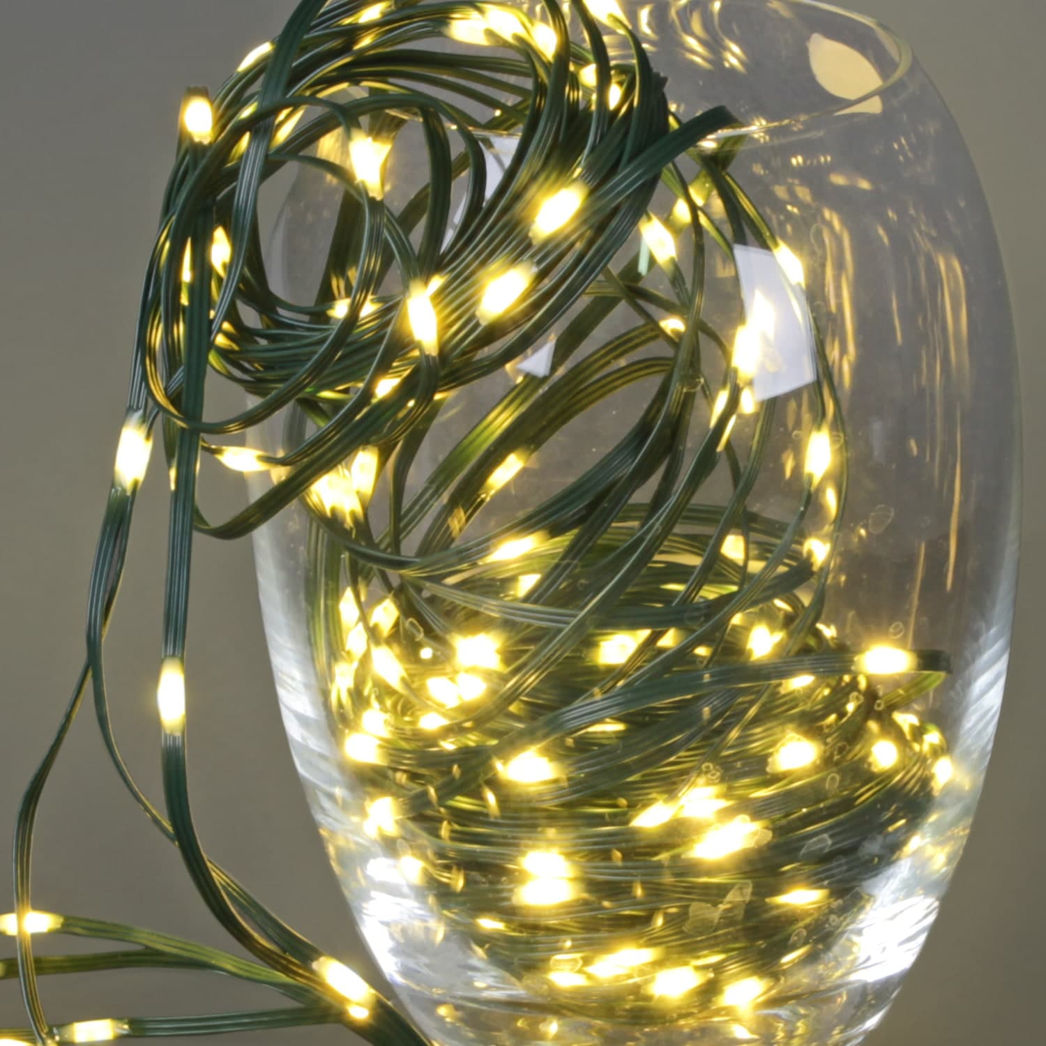 Гирлянда светодиодная, 30м, 300LED, "Капля", 220V, зеленый шлейф, с контроллером Sneha A-509A WW