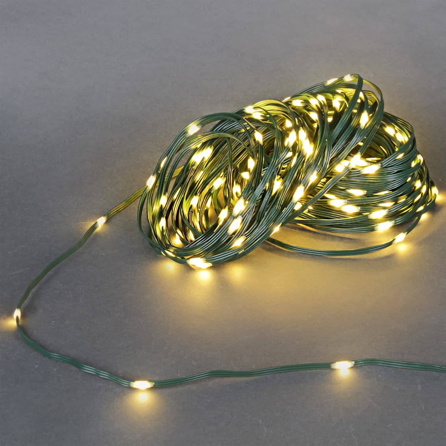 Гирлянда светодиодная, 30м, 300LED, "Капля", 220V, зеленый шлейф, с контроллером Sneha A-509A WW