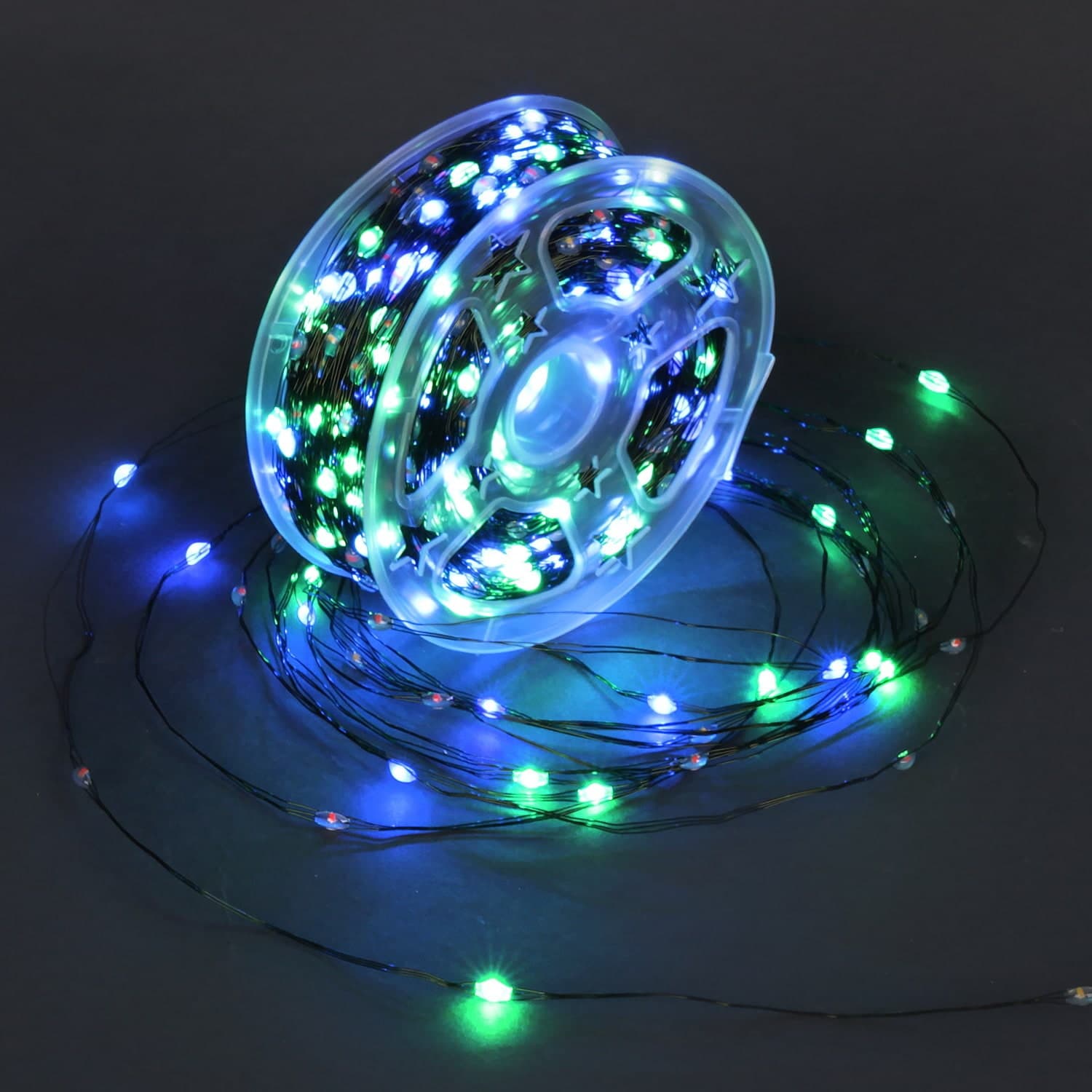 Гирлянда светодиод."Роса",темно-зел.провод,100м,1000LED,в компл.с трансфор.-контроллер,ПДУ Sneha A-929 MIX