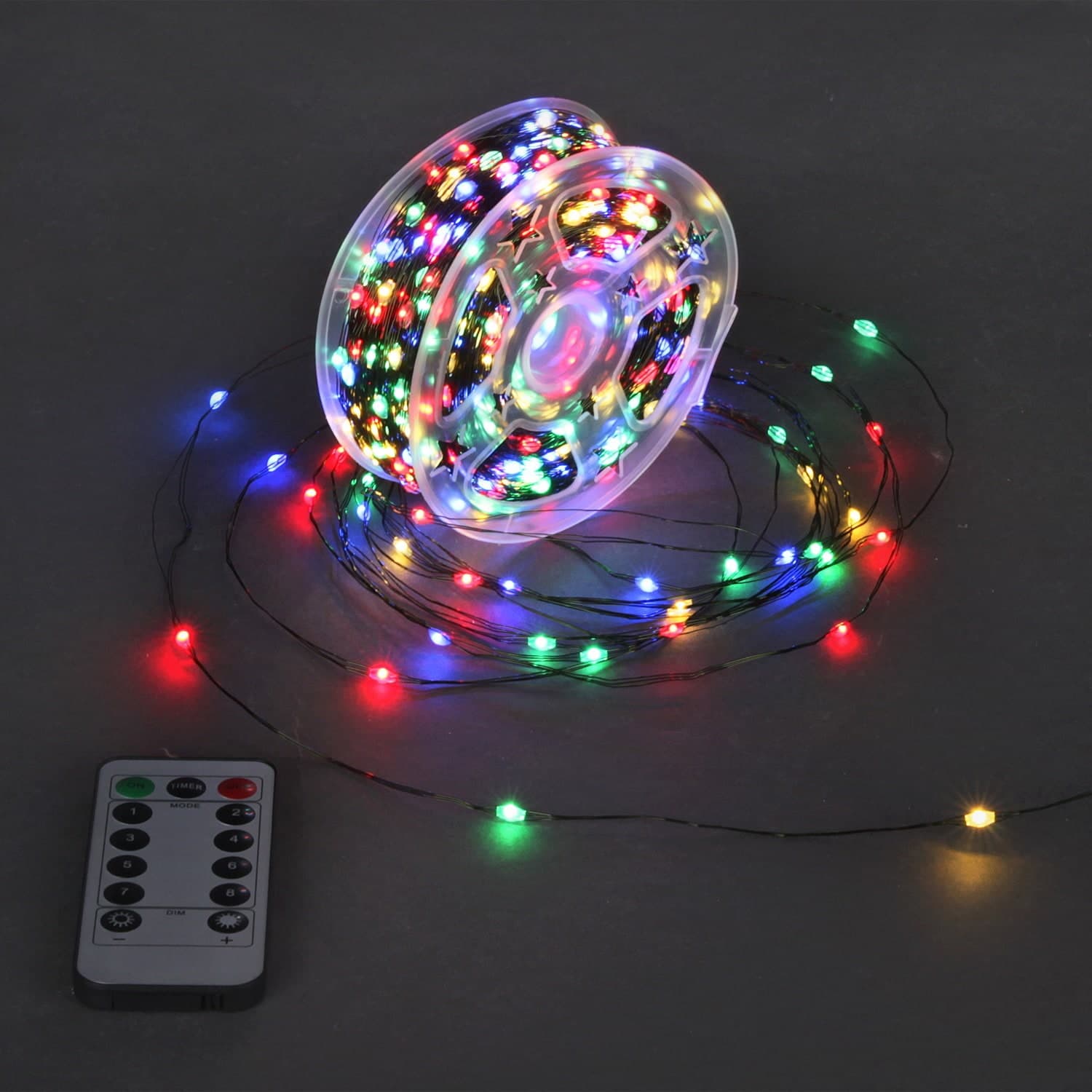 Гирлянда светодиод."Роса",темно-зел.провод,100м,1000LED,в компл.с трансфор.-контроллер,ПДУ Sneha A-929 MIX