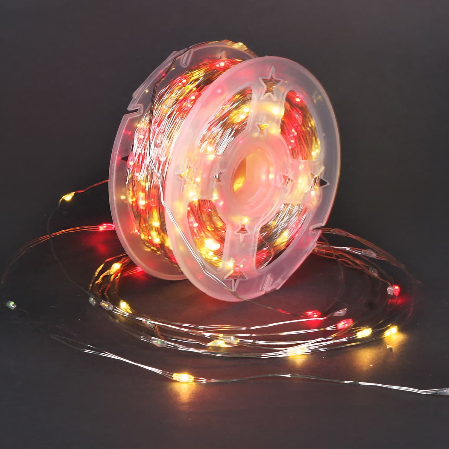 Гирлянда светодиод."Роса", провод серебрист.,100м,1000LED,в компл.с трансф.-контроллер,ПДУ Sneha A-930 MIX