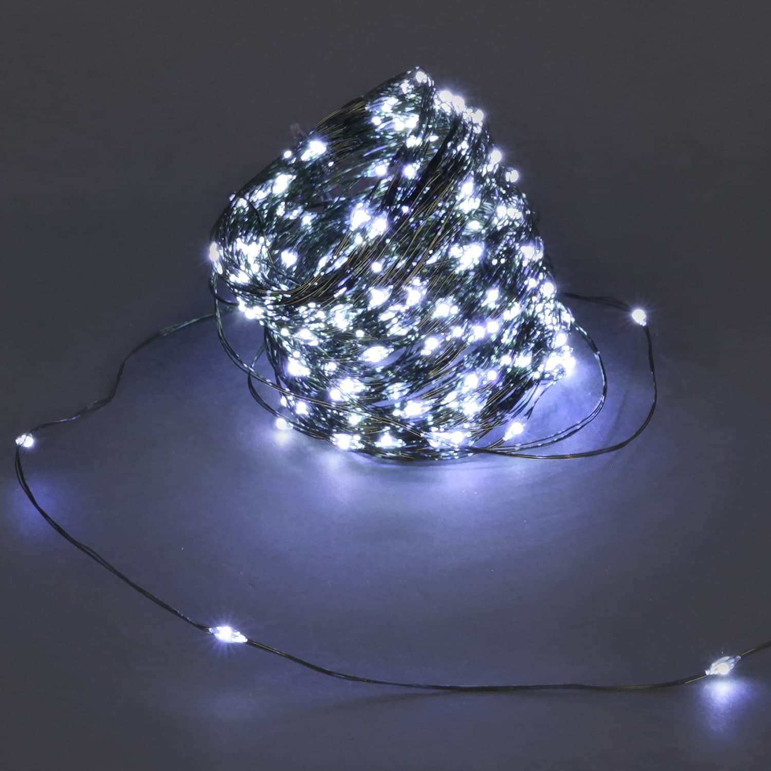 Гирлянда светодиодная "Роса", 20м, 200LED, темно-зеленый провод Sneha A-961A WT