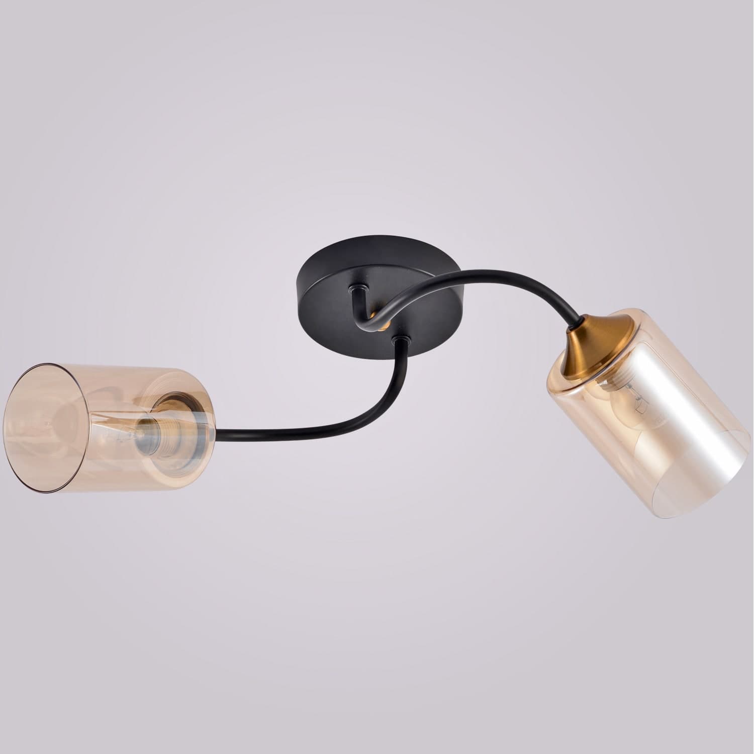 Светильник потолочный Reluce 01608-0.3-02 BK+BRASS