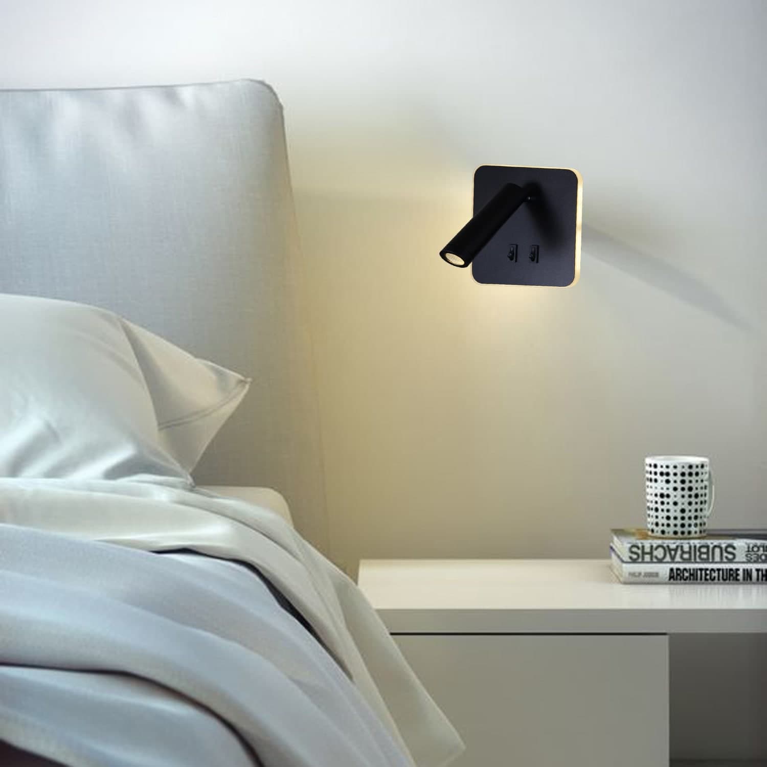 Светильник настенный Reluce 86202-9.2-001KT LED12W BK