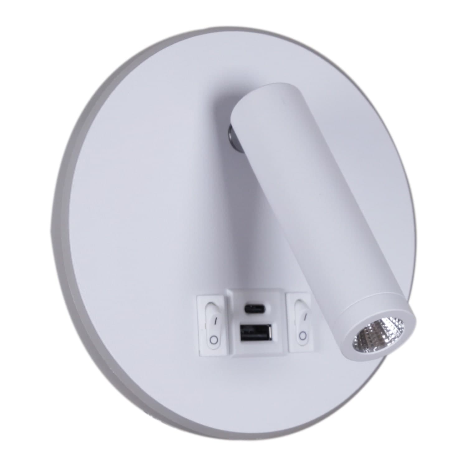 Светильник настенный Reluce 86203-9.2-001KT LED12W+USB WT