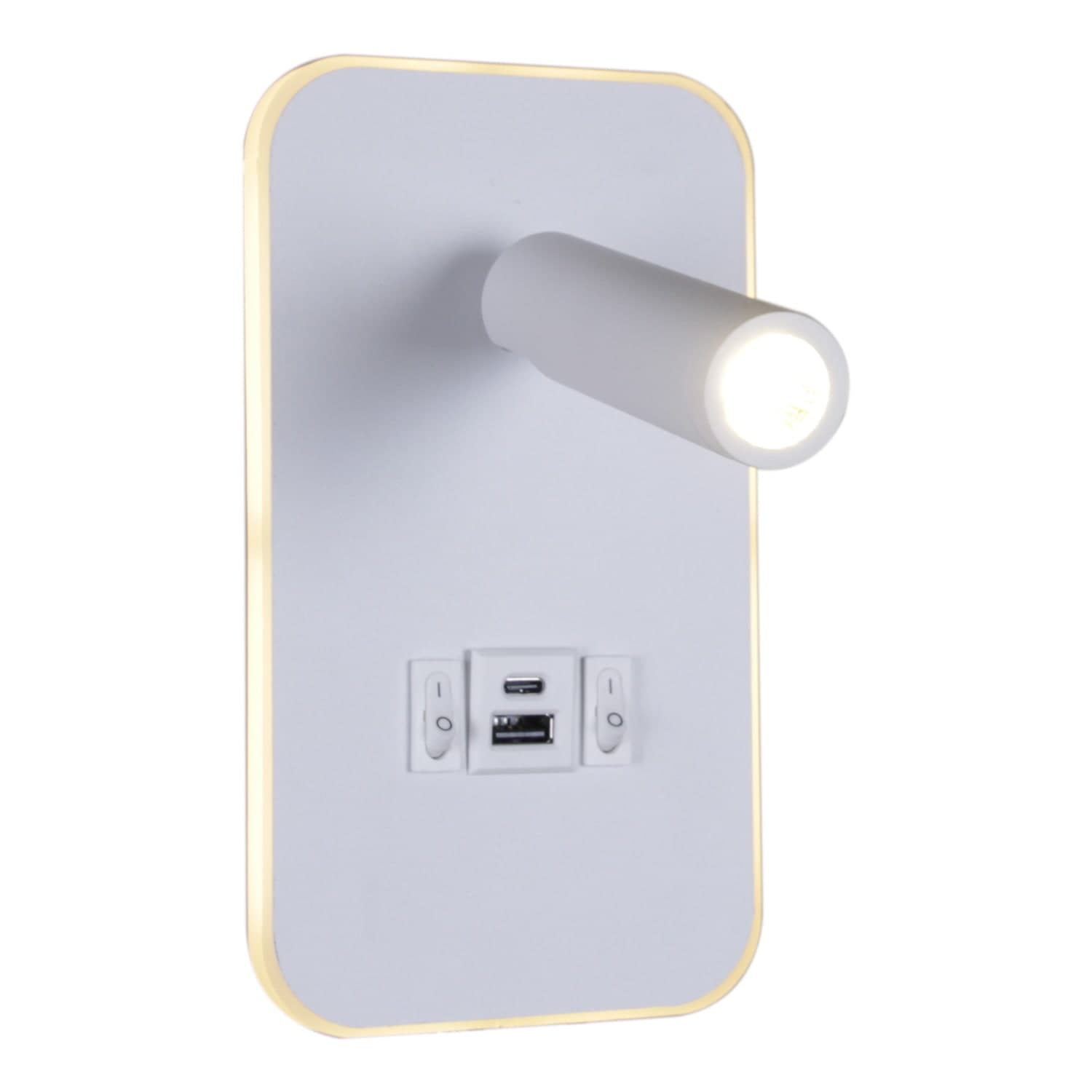 Светильник настенный Reluce 86204-9.2-001KT LED12W+USB WT