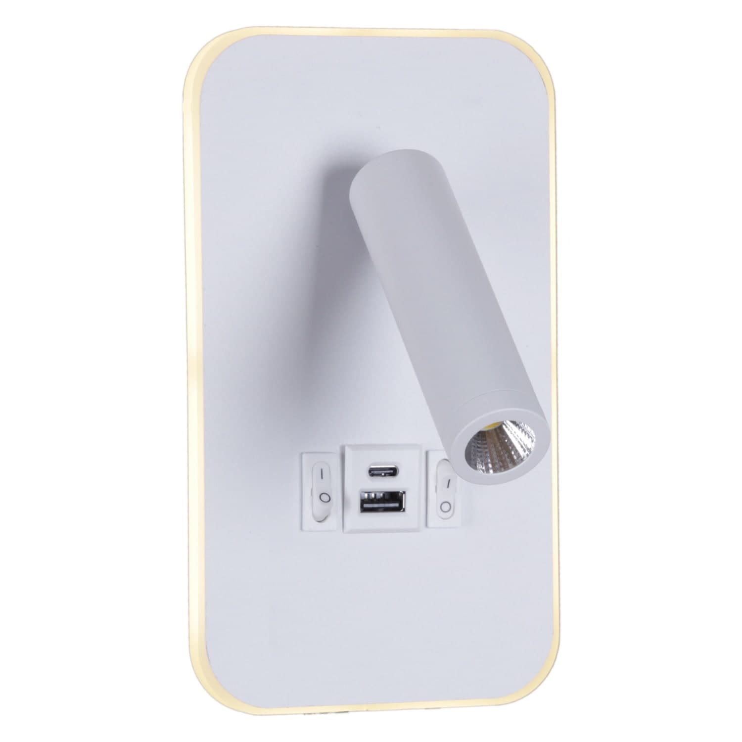 Светильник настенный Reluce 86204-9.2-001KT LED12W+USB WT