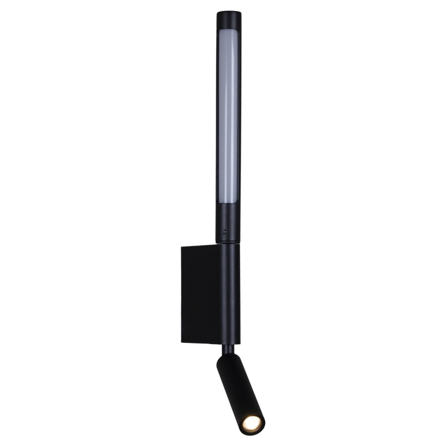 Светильник настенный Reluce 86209-9.2-001KT LED3W+6W BK