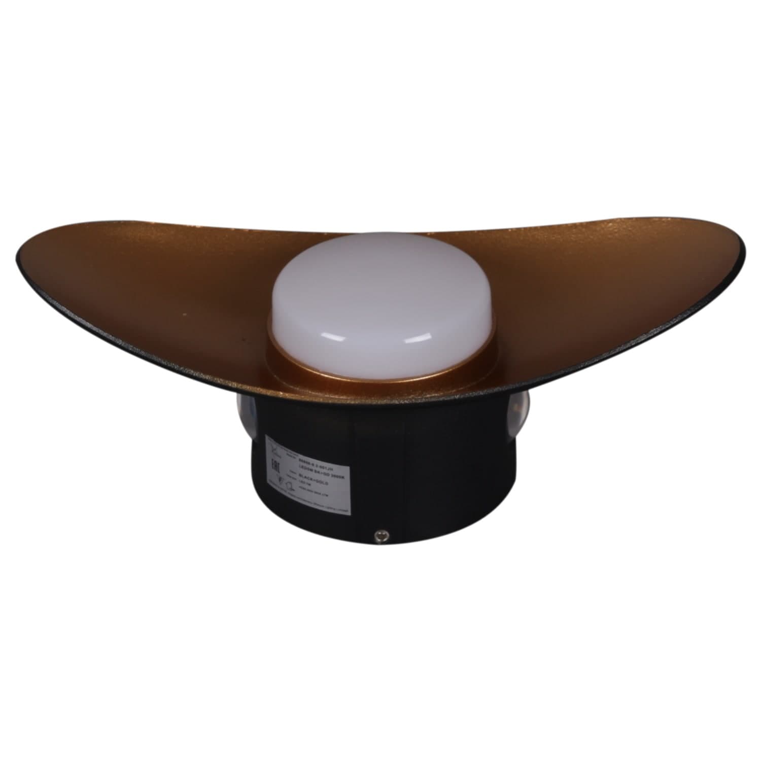 Светильник настенный Reluce 86868-9.2-001JH LED7W BK+GD